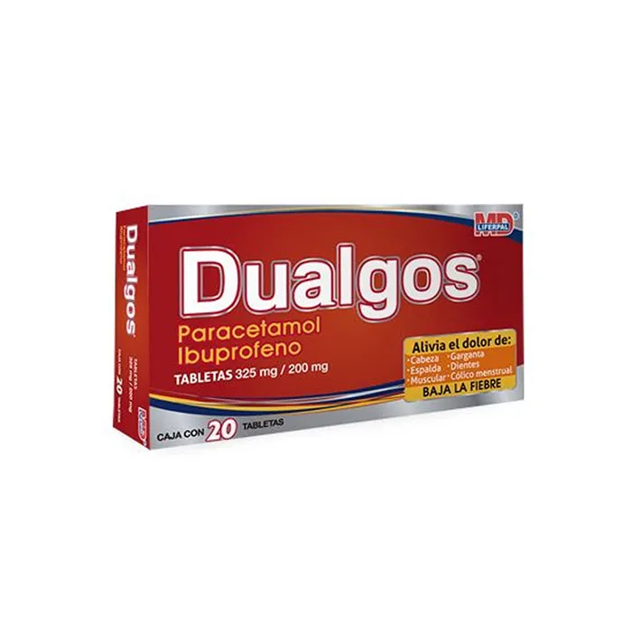 Dualgos 325/200 Mg Tab 20